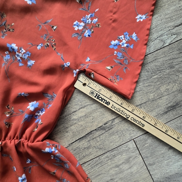 Sienna Sky Orange Small Womens Top - Picture 4 of 11